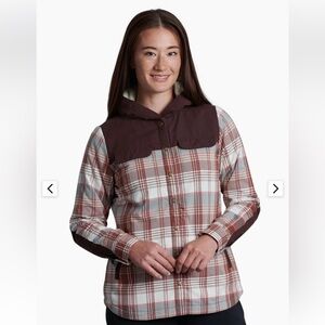 Kuhl ARTISAN™ HOODED SHIRTJAK Size Large EUC!!!!!